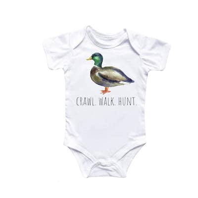 Duck Hunting - Baby Boy Girl Clothes Infant Bodysuit Funny Cute Newborn 2