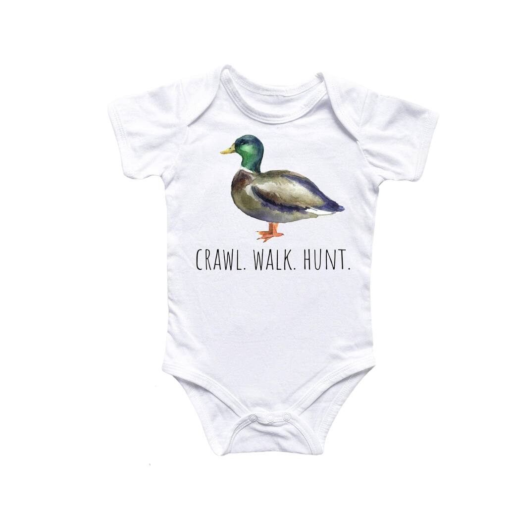 Duck Hunting - Baby Boy Girl Clothes Infant Bodysuit Funny Cute Newborn 2