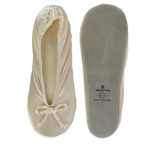 isotoner ballerina house slippers