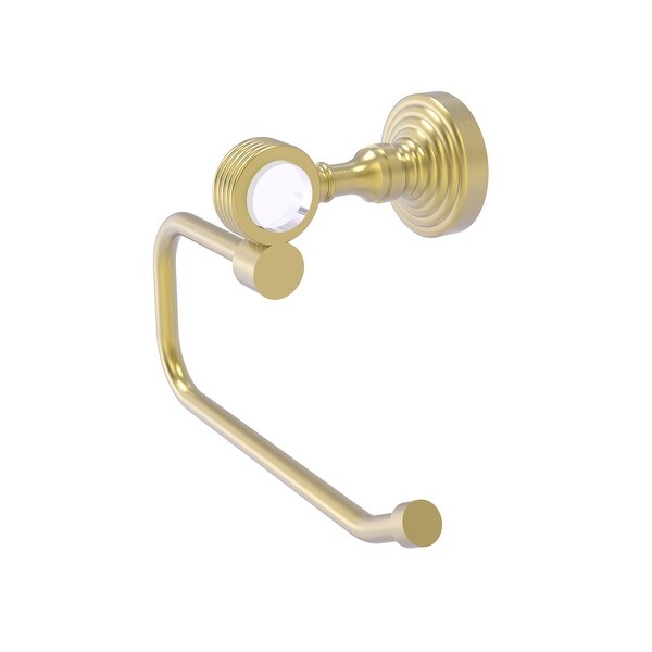 Allied Brass Pacific Grove Collection European Style Toilet Tissue Holder with Groovy Accents
