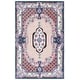 preview thumbnail 38 of 118, SAFAVIEH Handmade Bellagio Fronnie Oriental Medallion Wool Rug 4' x 6' - Pink/Ivory - Rectangle
