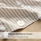 preview thumbnail 38 of 39, Harbor House Anslee Taupe 3 Piece 100% Cotton Yarn Dyed Duvet Cover Set with Overlap Closure Shams