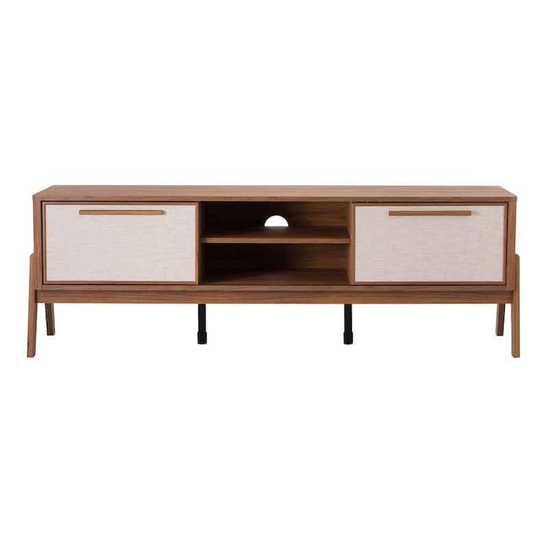 NPD Furniture Heaton 60.5 Inch Low TV Stand with Storage