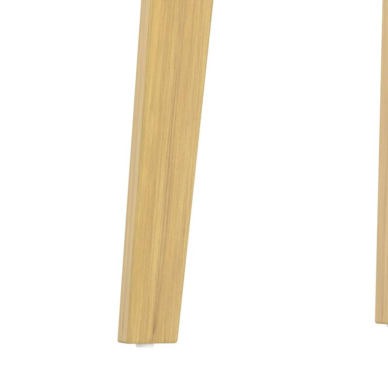 Rustic Farmhouse Dining Table - Solid Wood Frame, Minimalist Modern Dining Table for Kitchen, Dining Room