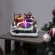 preview thumbnail 18 of 50, Alpine Corporation Christmas Winter Wonderland Set with LED Lights and Music