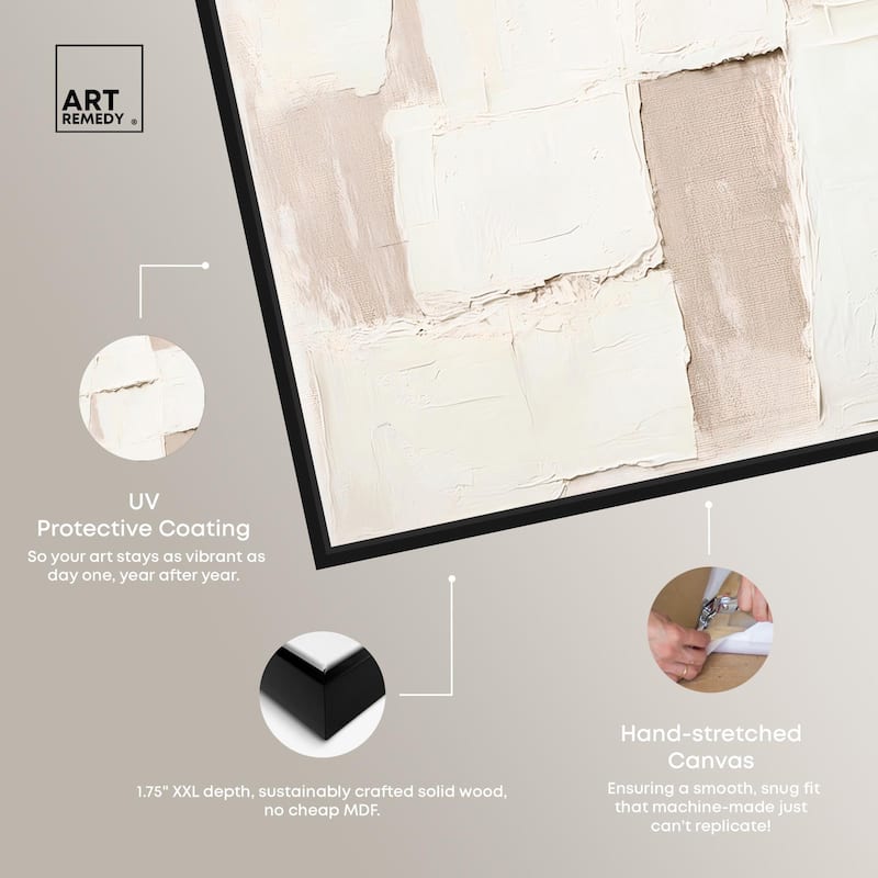 Plastered Planes II Canvas by Art Remedy