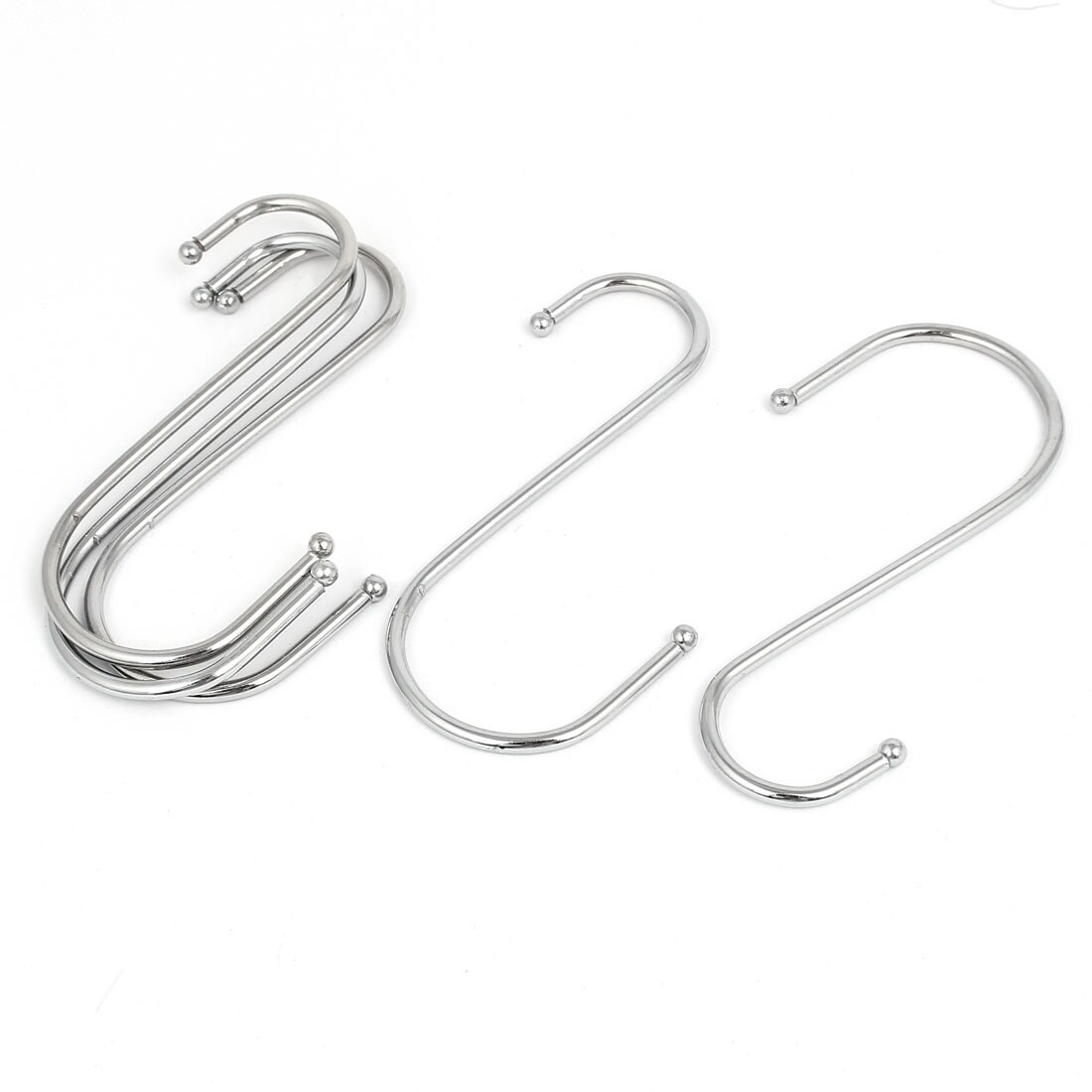 Shop Black Friday Deals On Bathroom Stainless Steel S Shaped Clothes Bags Towel Hooks Hanging Hangers 5 Pcs Overstock 28799500