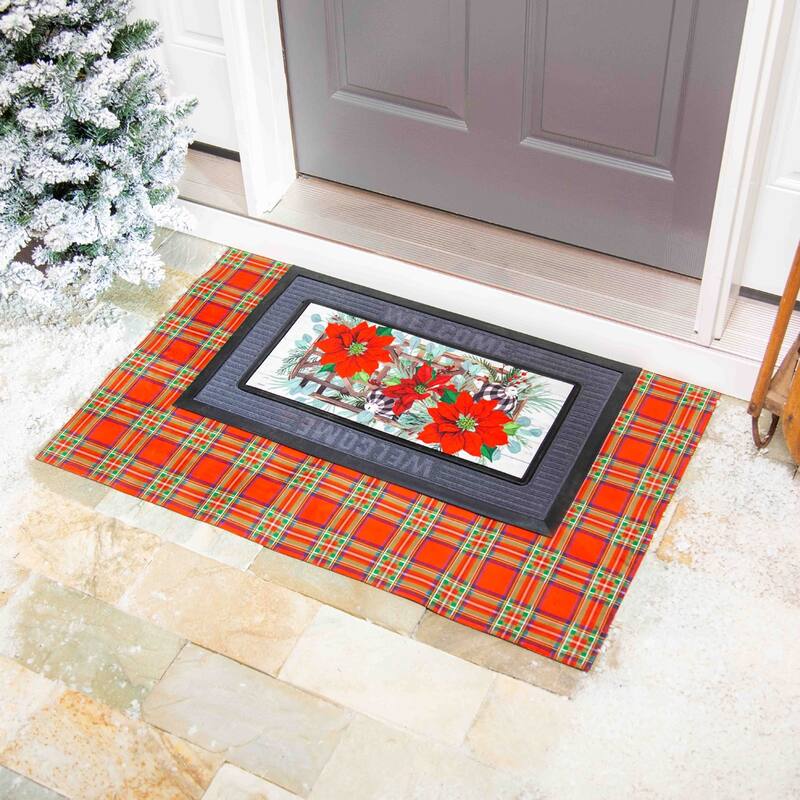 Poinsettia Tobacco Basket Sassafras Switch Mat