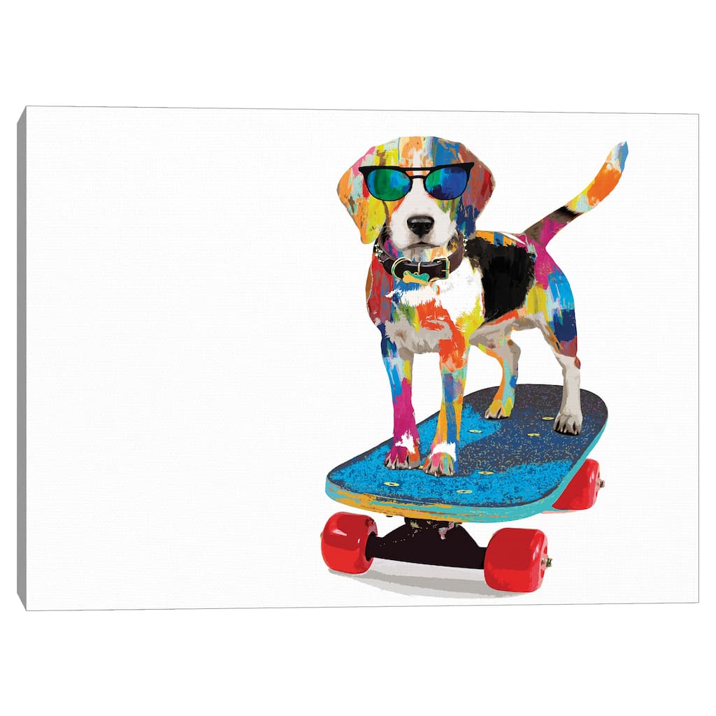 Skateboard B Canvas Art Print