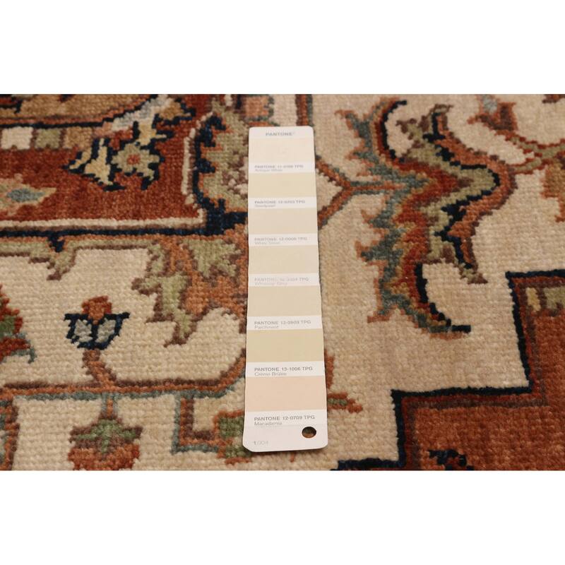 ECARPETGALLERY Hand-knotted Jules Sultane Ivory Wool Rug - 8'0 x 10'0