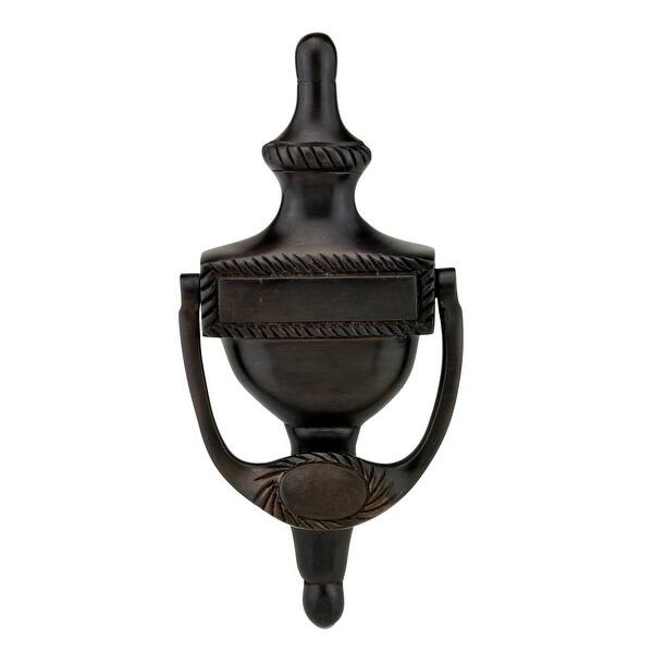 Shop Traditional Oil Rubbed Bronze Door Knocker 6 5 Inch H X 3