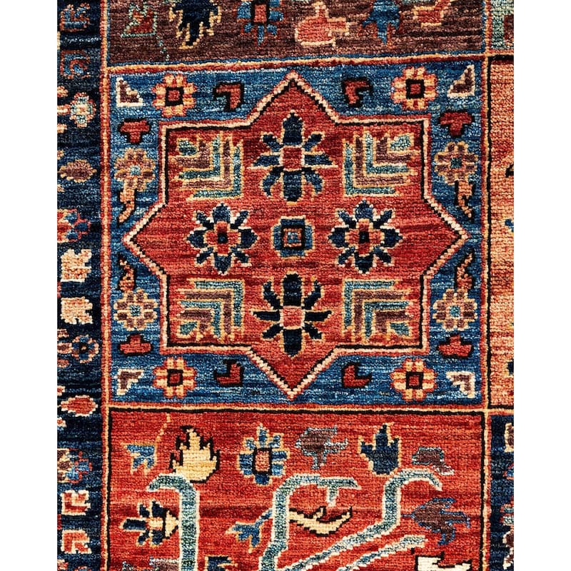 Serapi One-of-a-Kind Hand-Knotted Area Rug - Red, 8' 2" x 9' 11" - 8' 2" x 9' 11"