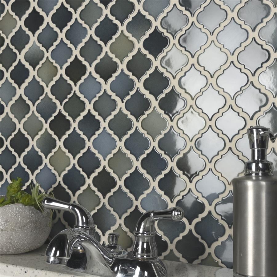 Merola Tile Hudson Tangier Atlantis 12-3/8" x 12-3/8" Porcelain Floor and Wall Tile