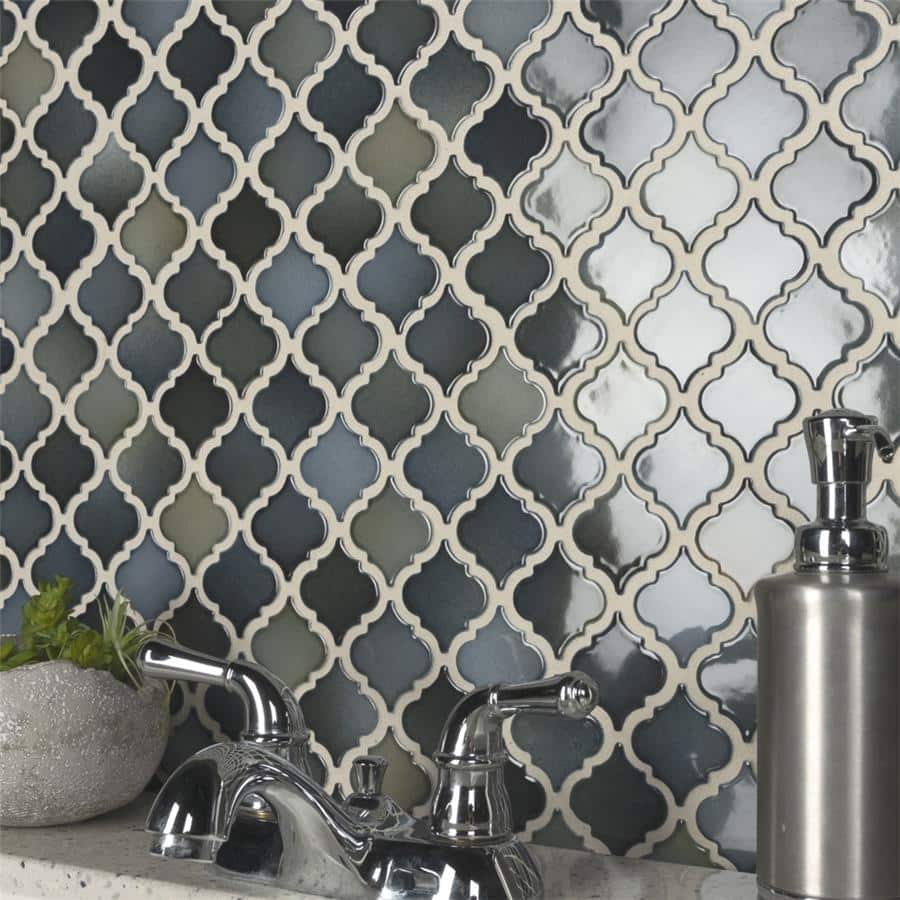 Merola Tile Hudson Tangier Atlantis 12-3/8" x 12-3/8" Porcelain Floor and Wall Tile