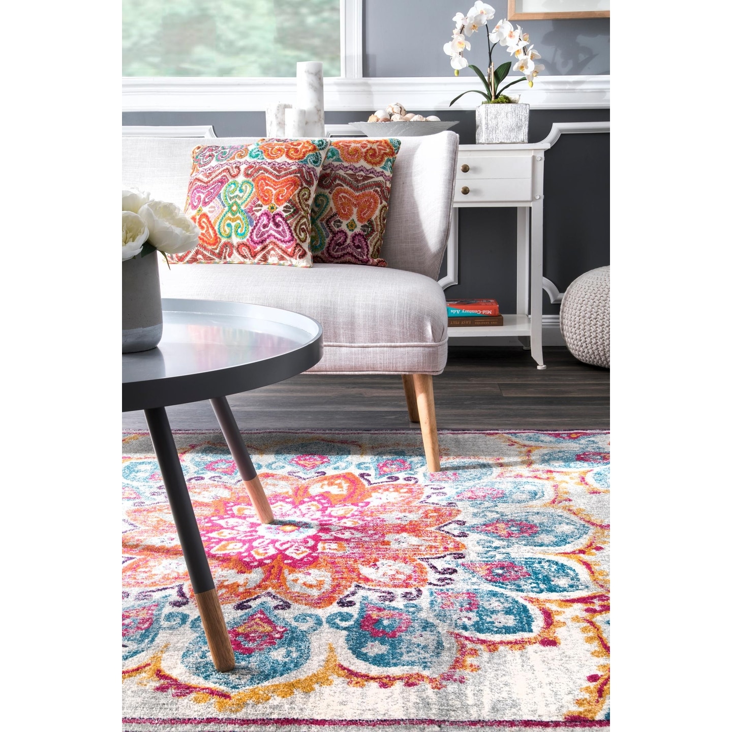 Nuloom Kiyoko Vintage Floral Area Rug - Overstock - 14331826