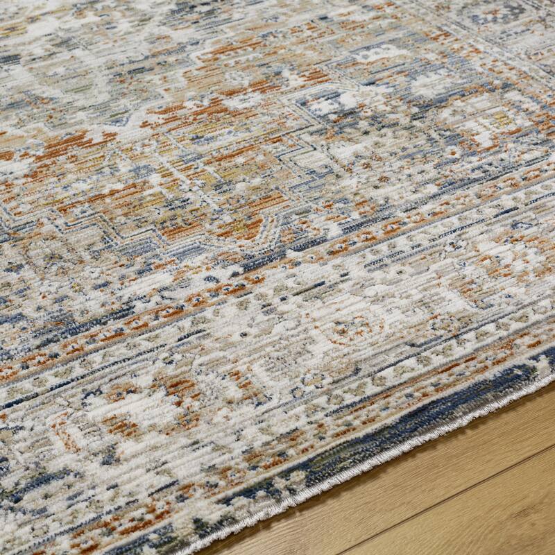 Livabliss Edmonton Traditional Border Area Rug
