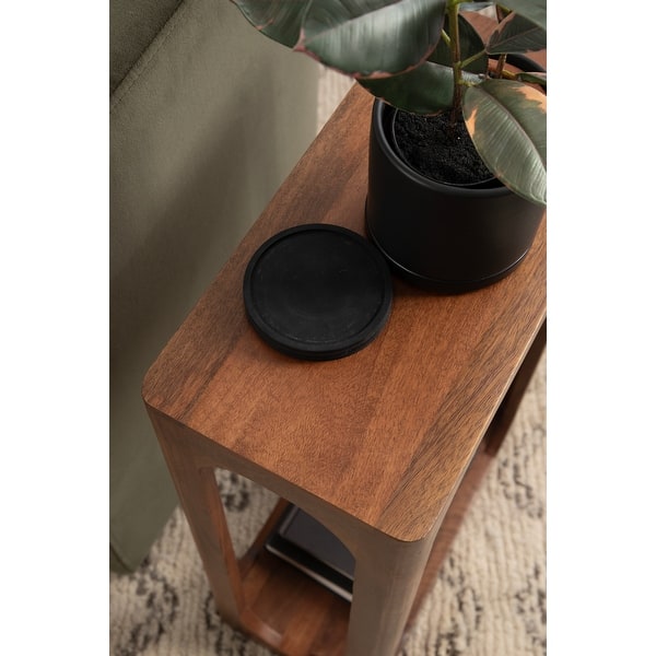 Kate And Laurel Dahl Tavolino Rotondo In Legno 8 X 23, Marrone Naturale Stile Boho Con Piedistallo Decorativo In Legno Per Soggiorno Portavas~p119290421