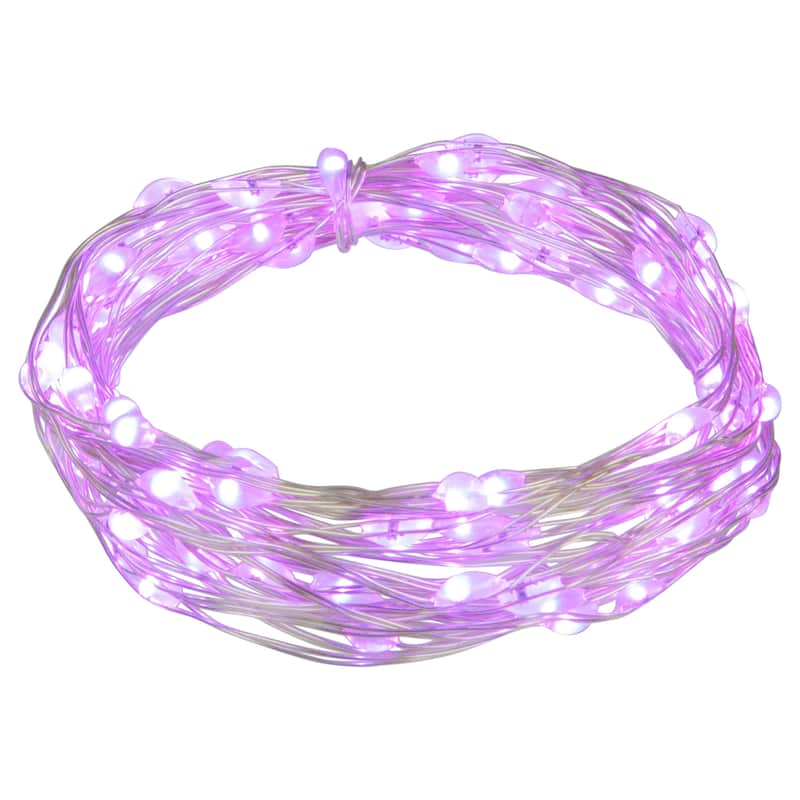 100ct LED Micro Fairy Lights 16ft Copper Wire