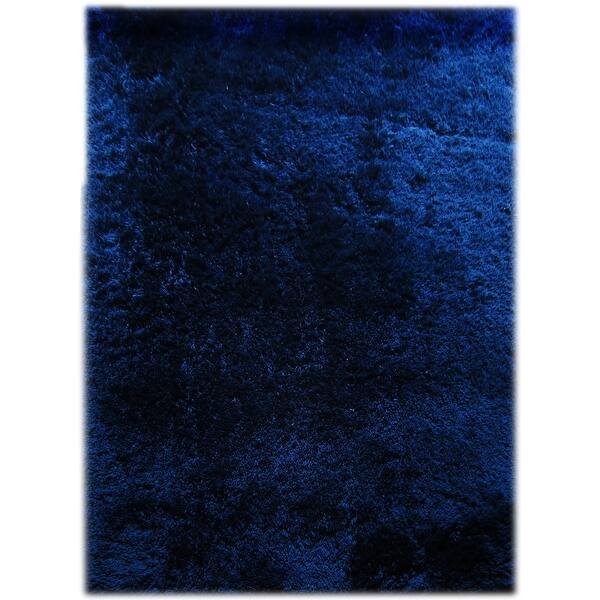 slide 1 of 30, Justina Modern Shag Area Rug 5' x 7'6" - Dark Blue