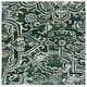 preview thumbnail 13 of 82, SAFAVIEH Handmade Marquee Nazeli Rug 6' Square - Green/Beige