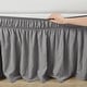 preview thumbnail 9 of 23, Lush Decor Ruched Ruffle Elastic Easy Wrap Around Bedskirt