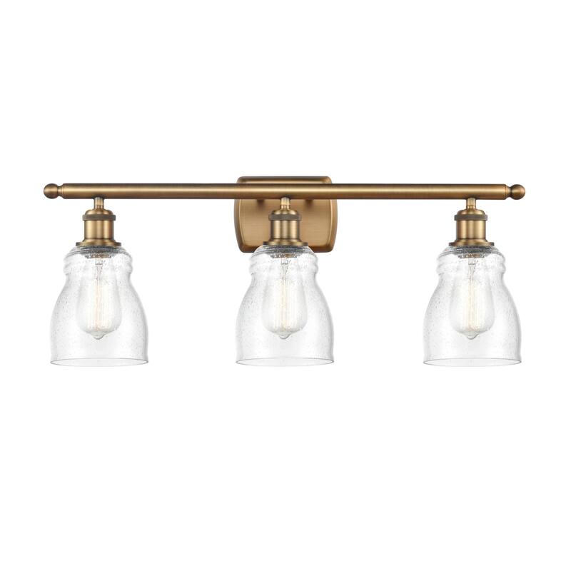 Innovations Lighting Ellery 3 Light 26" Wide Bathroom Vanity Light - Brushed Brass / Seedy