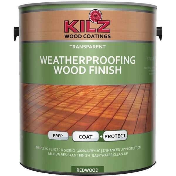 Shop Kilz L820211 Weatherproofing Exterior Redwood Wood Finish 1