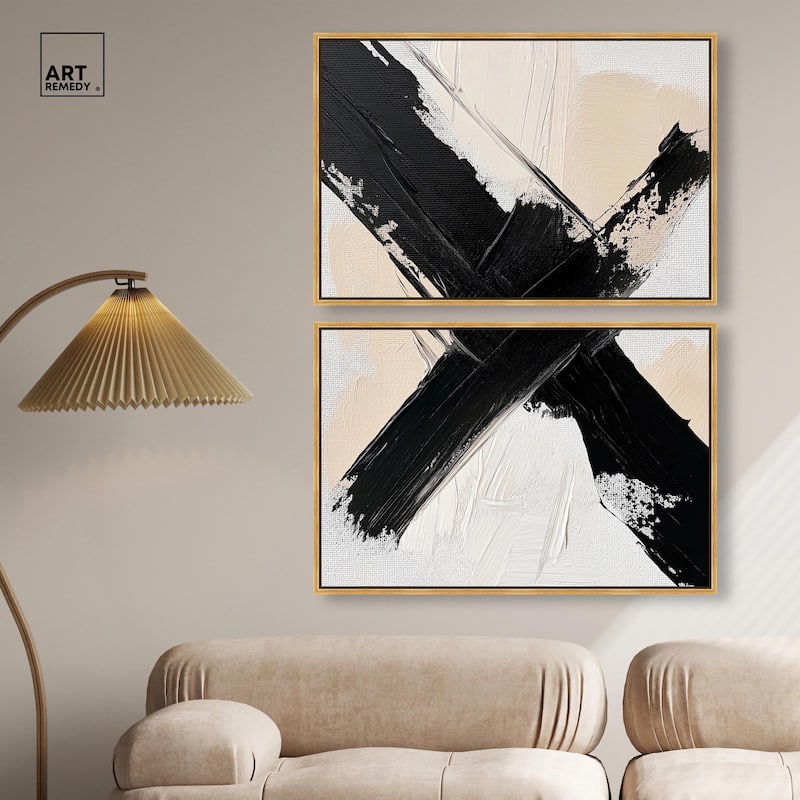 Graphic Impact I Canvas Set of 2 by Art Remedy