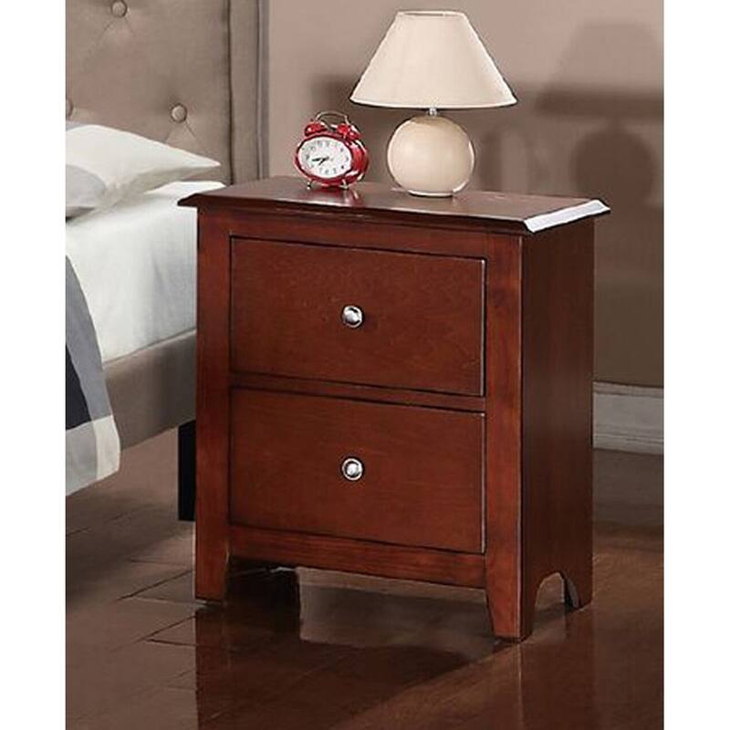 Selma Nightstand With 2 Drawers Storage