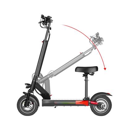 500W 10 inch off-road foldable electric scooter for adult with APPS Max load 330lb - N/A