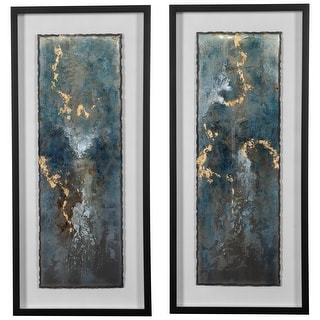 Uttermost Glimmering Agate Abstract Prints (Set of 2)