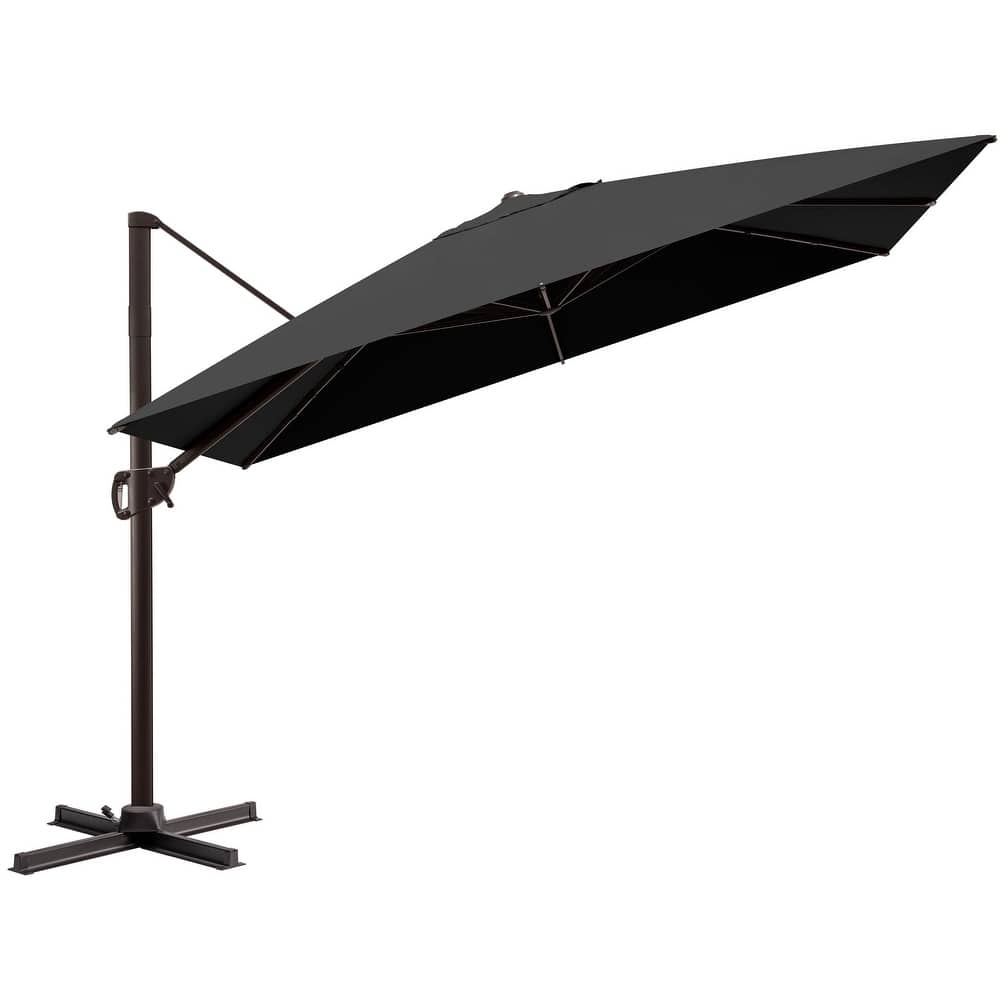 Outdoor Patio Umbrella 9 FT x 11 FT Aluminum Cantilever-Offset Umbrella