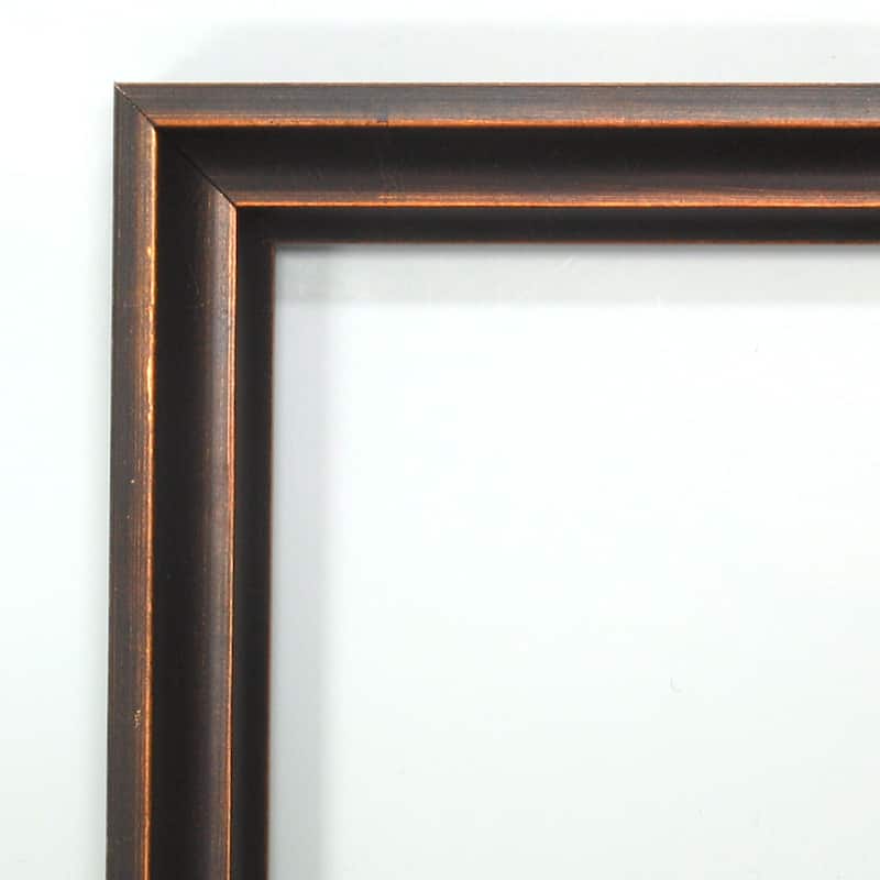 Amanti Art Dark Bronze Scoop Framed Dry Erase Magnetic Board