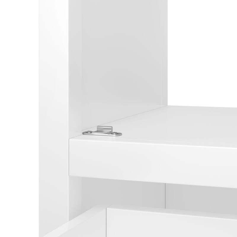 GDFStudio - Genevieve 20" Bathroom Vanity with Ceramic Sink, Soft Closing Door, Storage Rack & Drawer