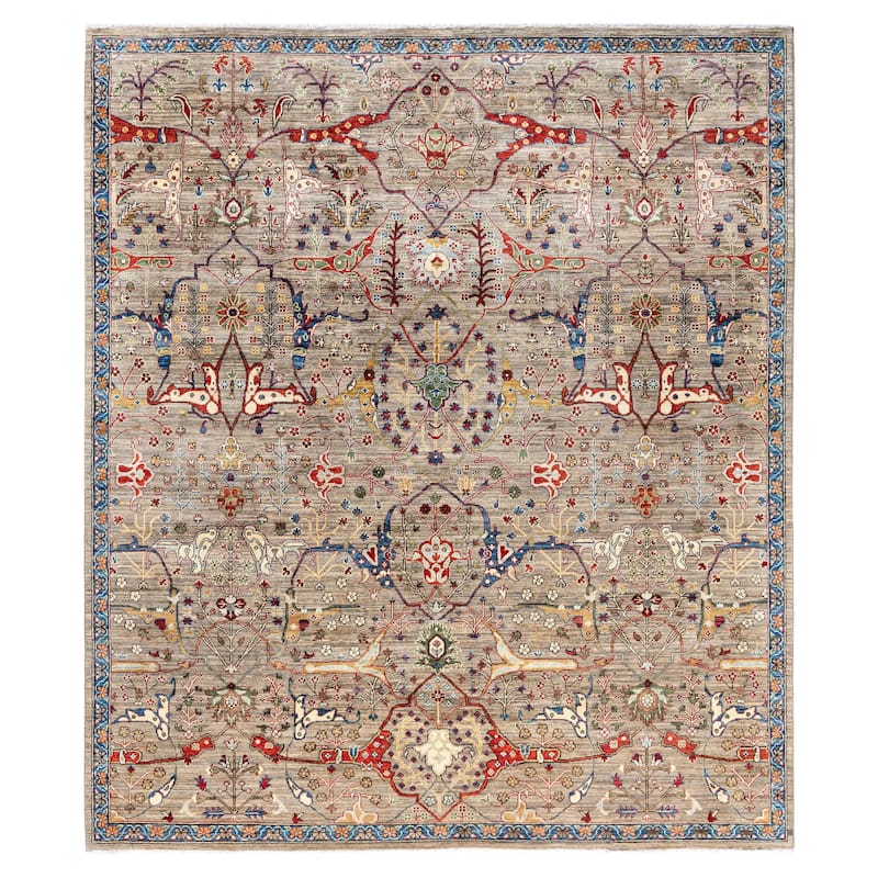 Serapi One-of-a-Kind Hand-Knotted Area Rug - Brown - 8' 3" x 9' 9"