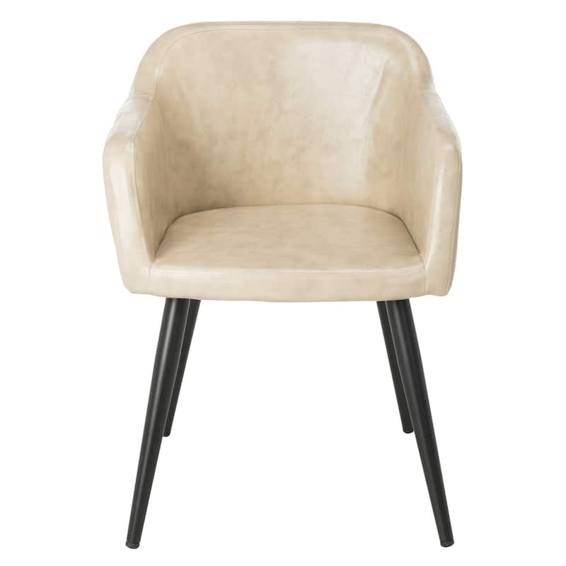 SAFAVIEH Drusilla Brown/ Black Accent Chair - 22.5" x 23.5" x 30" - 22Wx24Dx30H