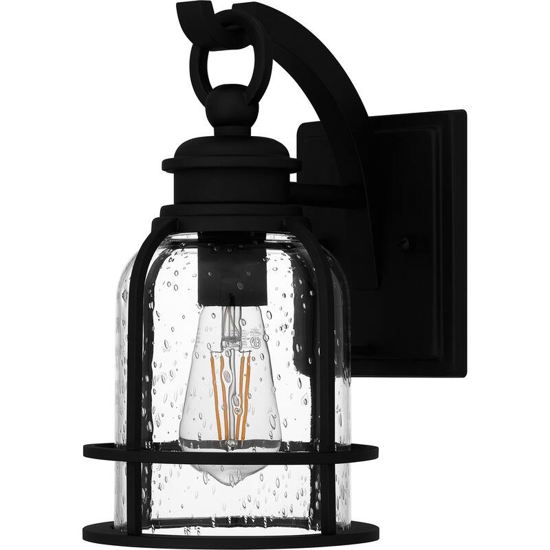 Earth Black One Light Outdoor Wall Mount from the Bowles Collection - Earth Black