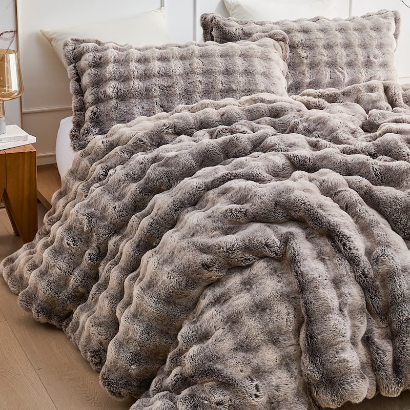 Snowball® Chunky Bunny - Coma Inducer® Oversized Comforter Set - Icy Mocha