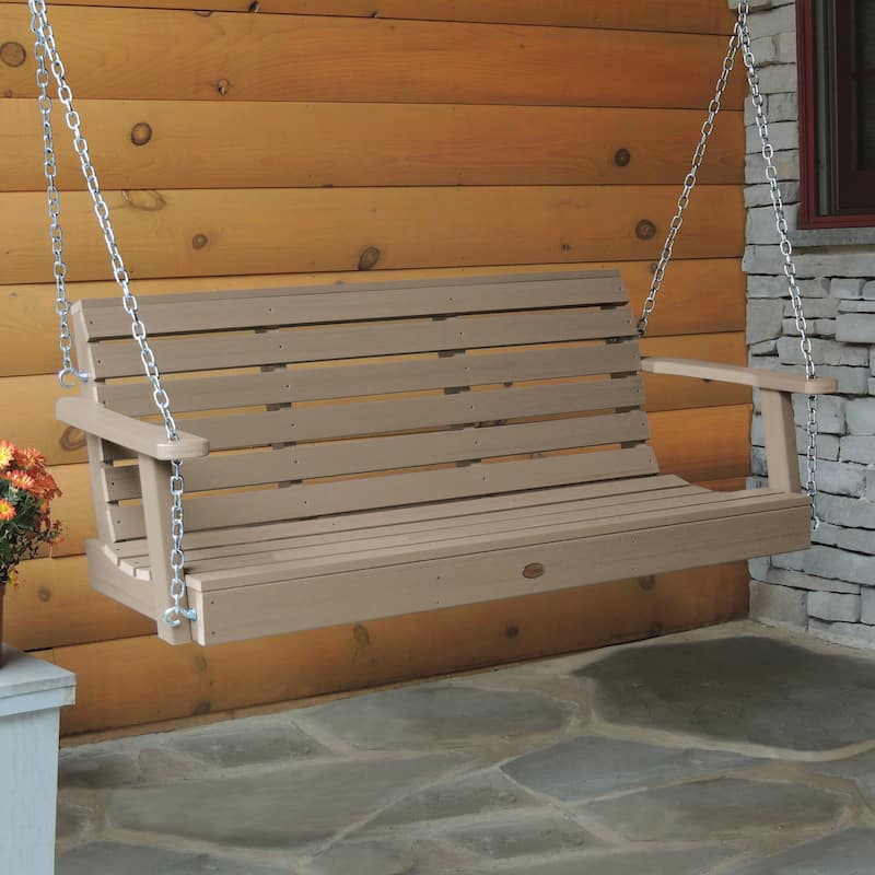 HIGHWOOD Weatherly 5-foot Eco-friendly Synthetic Wood Porch Swing