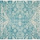 preview thumbnail 32 of 41, SAFAVIEH Handmade Restoration Vintage Boho Gaylen Wool Rug 6' Square - Light Blue/Ivory - Square