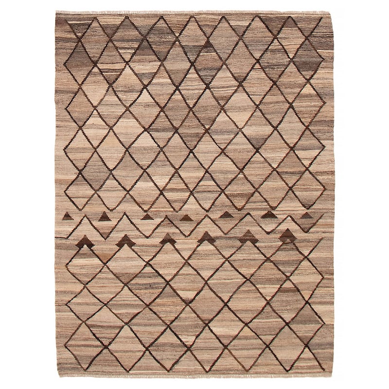 Sivas Taupe Kilim 6'0" x 7'11" - 6'0 x 7'11 - Taupe - 6'0 x 7'11