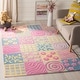 preview thumbnail 1 of 13, SAFAVIEH Handmade Children's Patchworks Pink New Zealand Wool Rug 3' x 5' - Pink/Multi