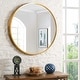preview thumbnail 14 of 26, Contemporary Round Wall-Mounted Wall Mirror