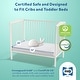 preview thumbnail 8 of 11, Sealy Baby Butterfly 2-Stage Breathable Knit Crib Mattress & Toddler Mattress, Soft Cover, Infant Sleep Support