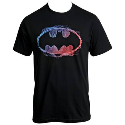Dc Comics Batman Neon Classic Bat Symbol TShirt