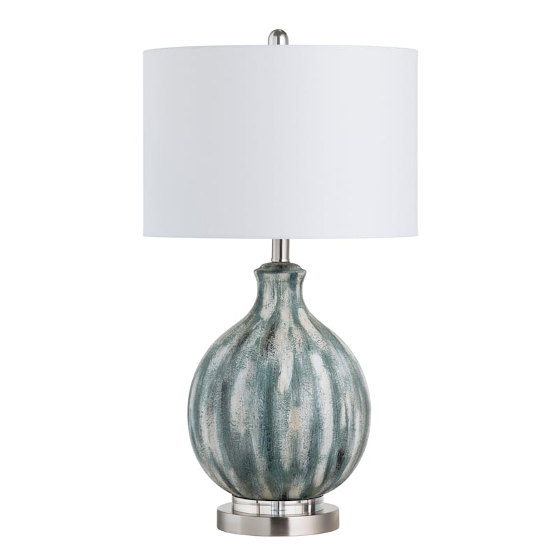 Ashburne Ceramic 27.25" Table Lamp - 15"x15"x27.25" - 15"x15"x27.25" - Grey
