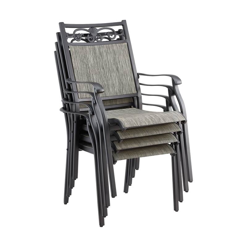 Outdoor Dining Patio Set with 8 Dining Chairs and 1 Dining Table