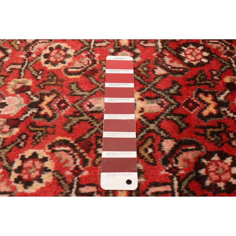 ECARPETGALLERY Hand-knotted Andelz Red Wool Rug - 2'9 x 9'6