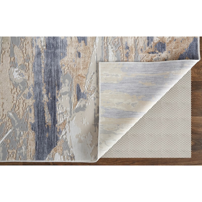Grand Bazaar Corben Machine Made Abstract Transitional Area Rug
