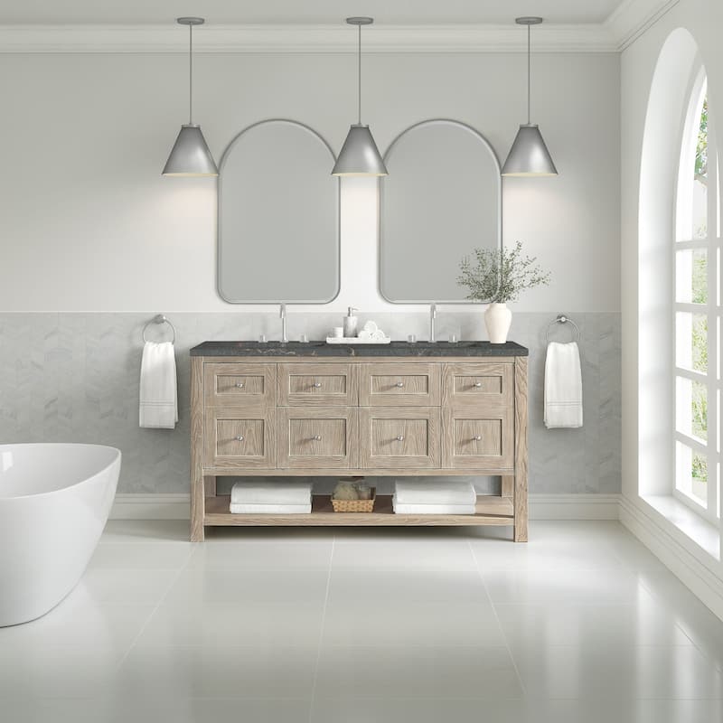 James Martin Vanities 330-V60D-FPBL Breckenridge 60" Free Standing